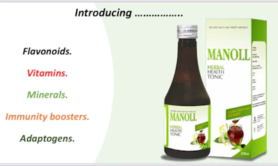 Manoll Herbal Health Tonic; Enriched with Honey.200ml