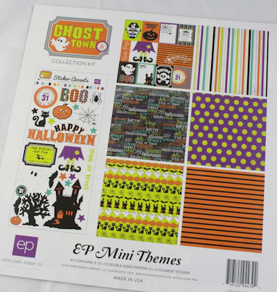 Mini Scrapbook-Set "Ghost Town", Halloween