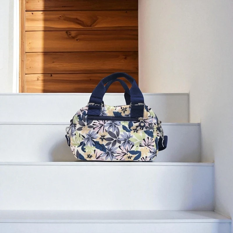 CRINKLE Printed Mini Tote Hand Bag