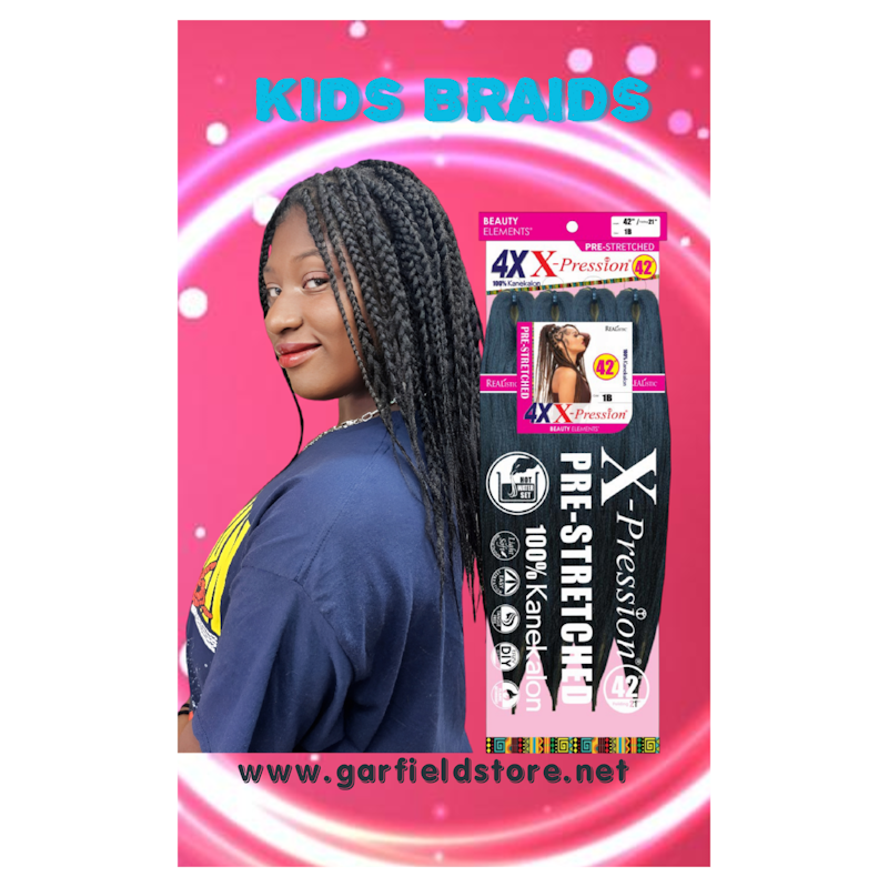 3X & 4X Xpression pre-stretch Braids