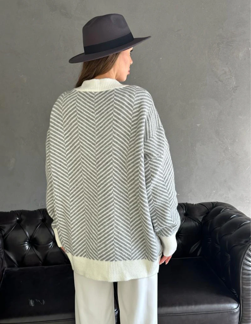 Cardigan Zickzack