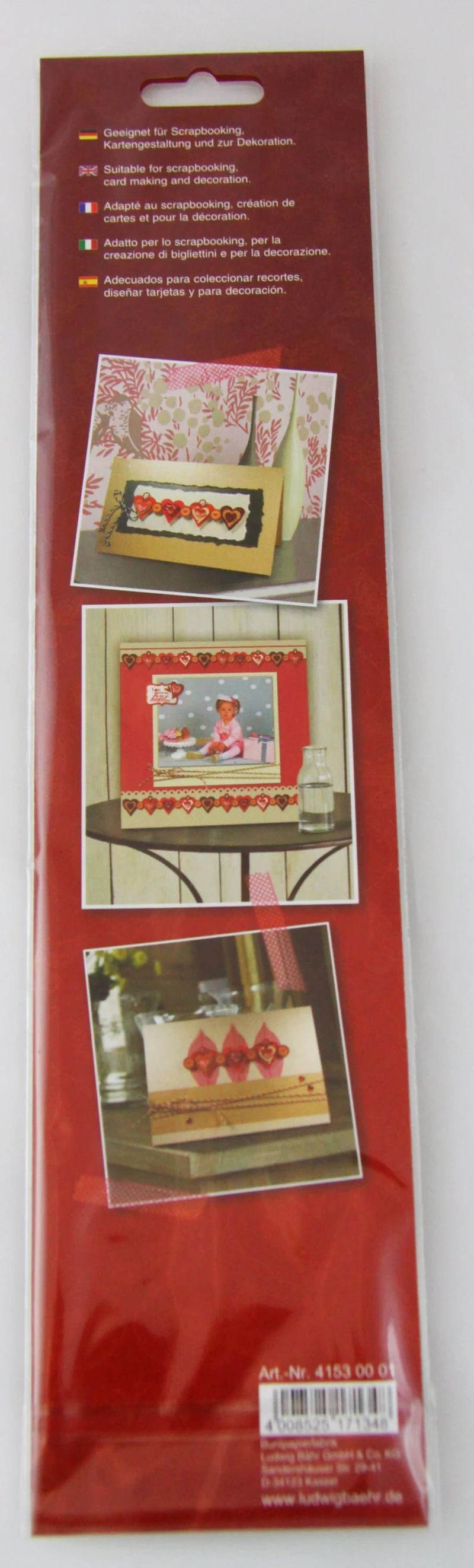 3D - Bordüre "Sweethearts"