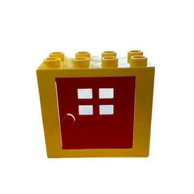 Retro Mini Tür rot