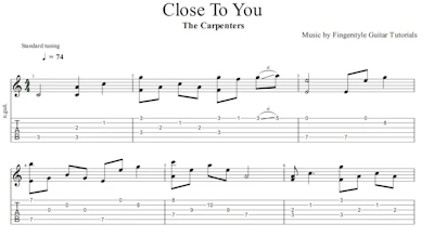 Close To You - The Carpenters | TABS & Sheet Music