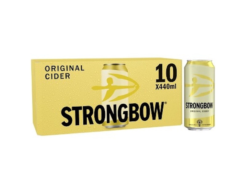 Strongbow Original Cider Cans 10 x 440ml - OFFER Buy 3 for £28