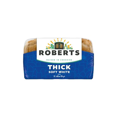 Roberts Thick Soft White Bread 800g