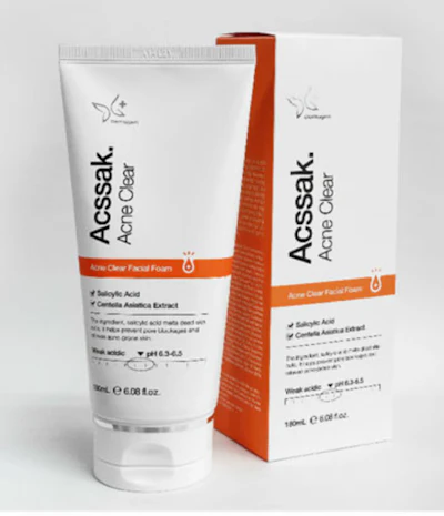 Dermagen Acssak Acne Clear Facial Foam Cleanser
