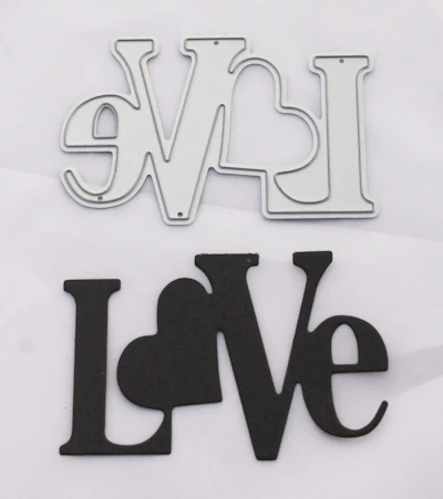 Die Cut -Schablone "Love"