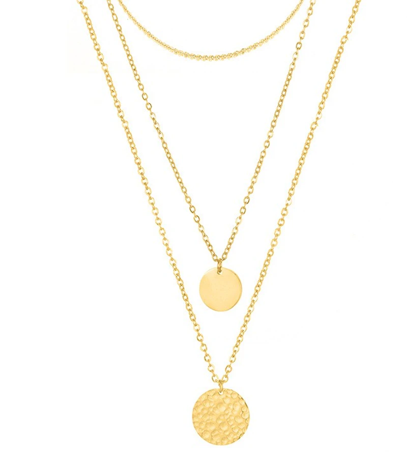 3-Piece Layering Necklace -Gold