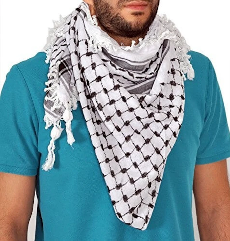 Palestinian keffiyeh made in Palestine
