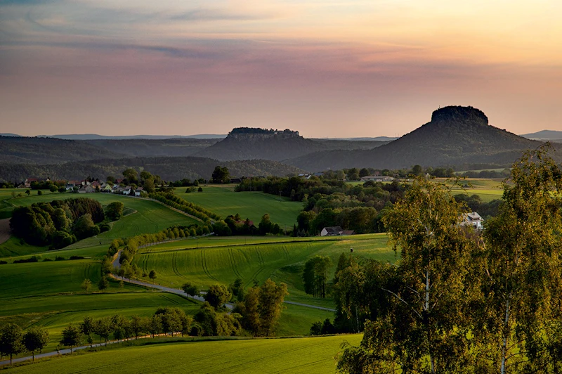 Abendstimmung auf dem Adamsberg