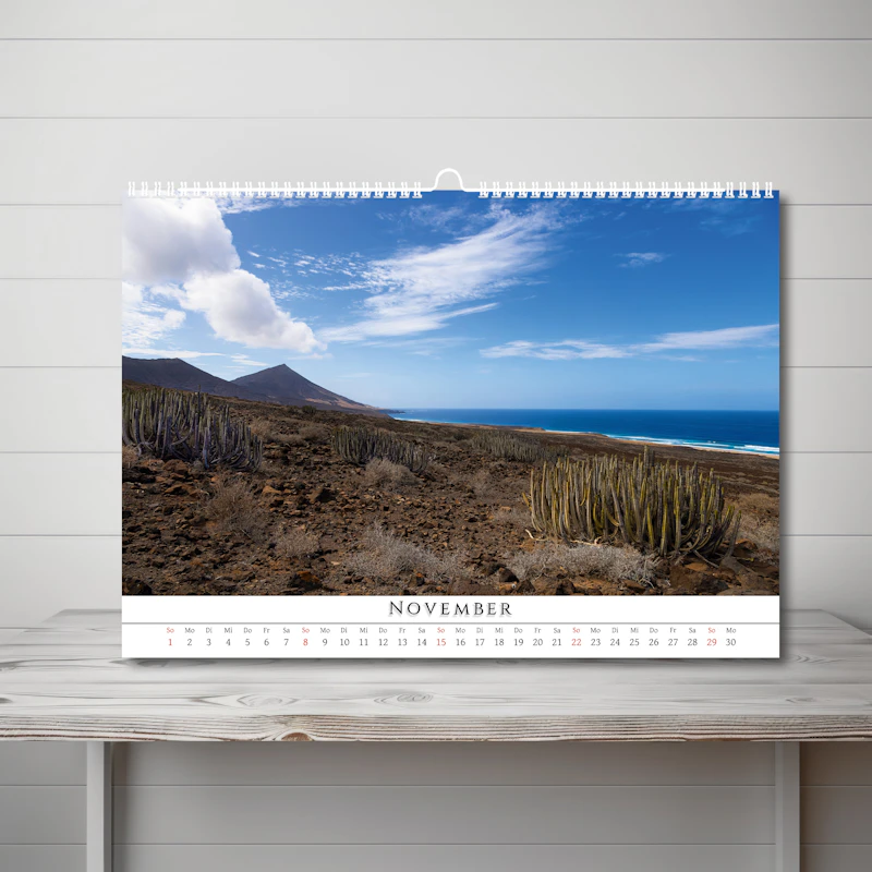 DIN A3 Wandkalender Fuerteventura 2026