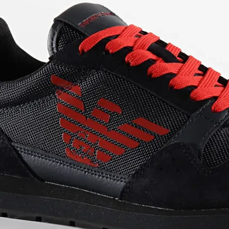 EMPORIO ARMANI - BASKETS HOMME NOIR