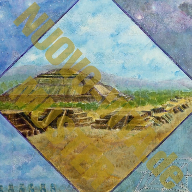 Teotihuacan - Ölgemälde