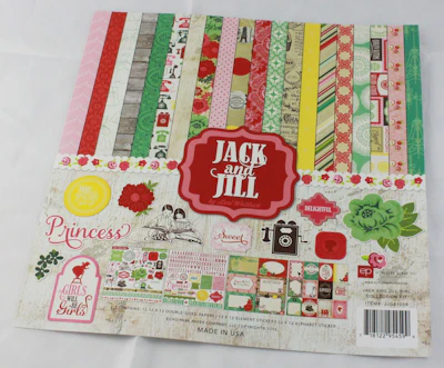 Scrapbook-Set "Jack and Jill", Girl