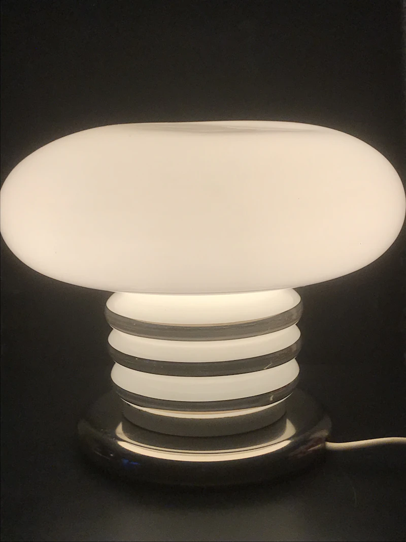 Vintage Mushroom Pilz Glaslampe