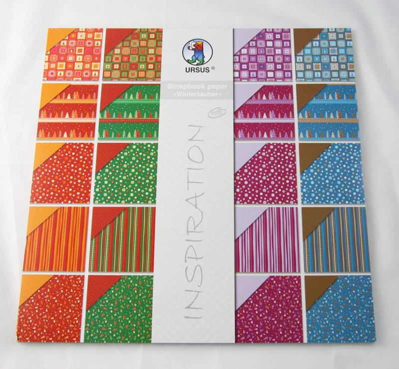 Scrapbook-Block "Winterzauber", Weihnachten