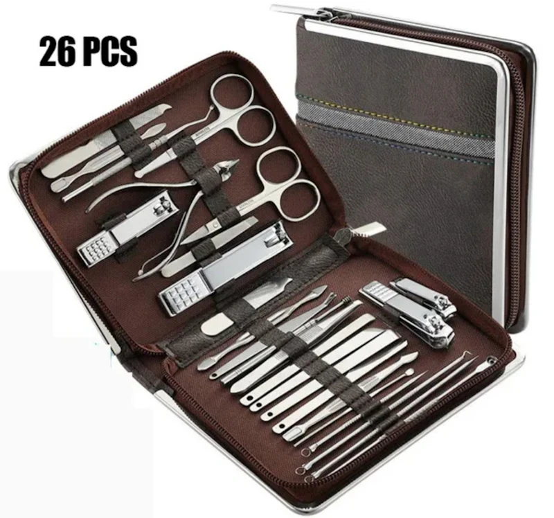 21 pieces Nail clipper/ cutter grooming kit for body care