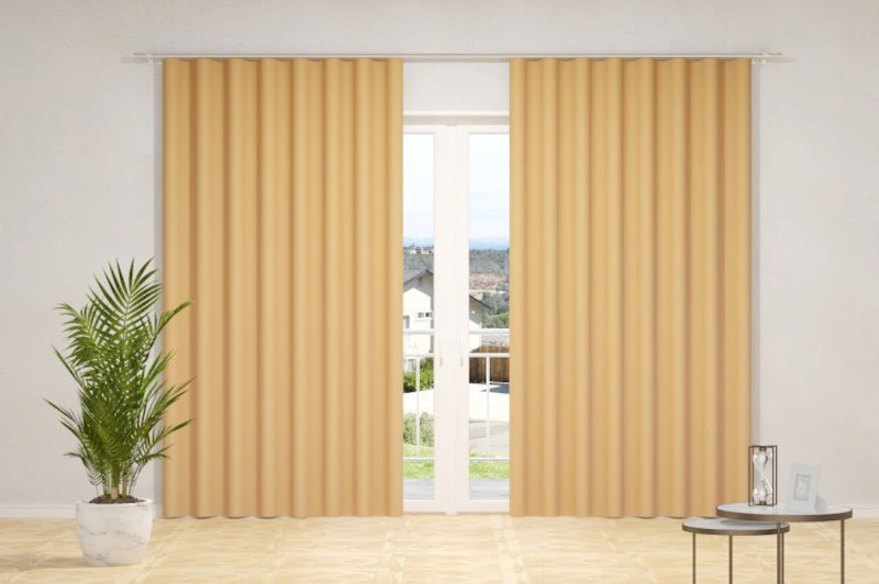 Curtain fabrics - SUNOUT, (back side of fabrics woven in white color), in 85 colors, width - 1,50 m.)