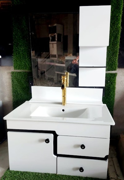 PVC Vanity Cabin 24