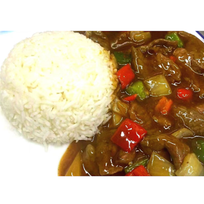 Satay beef slice with rice (Youngtime)