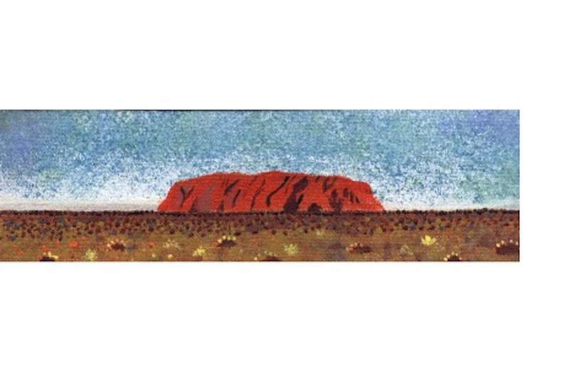 Painting - Uluru - with clear skies