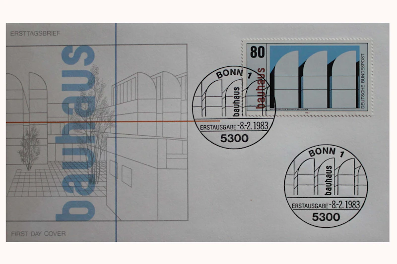 Robbert´s Briefmarken FDC Bund Bauhaus: 100. Geburtstag v. Walter Gropius