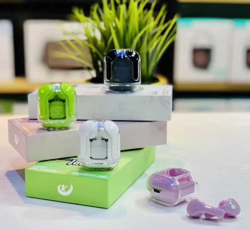 Air31 Earbuds Wireless Crystal Transparent
