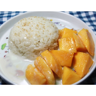 Mango sticky rice (Joey Thai food restaurant 荷蘭園二通發)