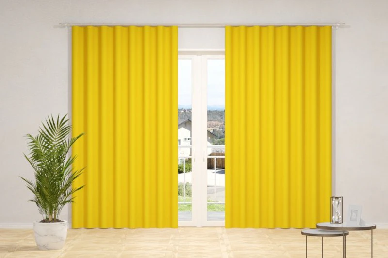 Curtain fabrics - SUNOUT, (back side of fabrics woven in white color), in 85 colors, width - 1,50 m.)