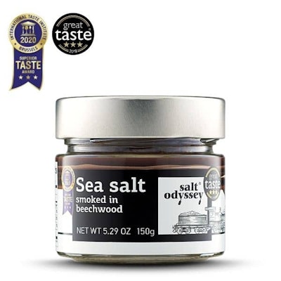 salt odyssey Meersalz über Buchenholz geräuchert 150g