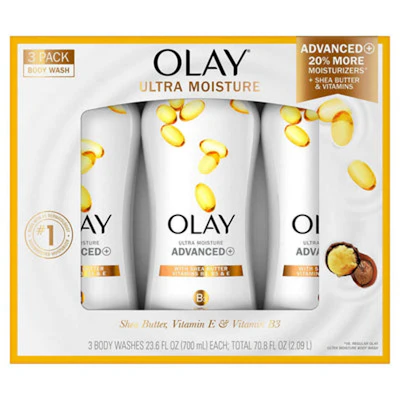 Olay Ultra Moisture Body Wash 3-pack