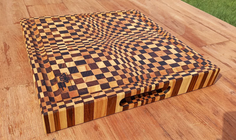Butterfly Cutting Board - End grain