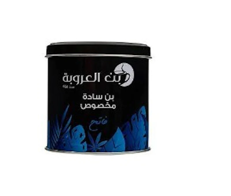 بن مخصوص بالحبهان من بن العروبة، فاتح، علبة وزن 200 جرام