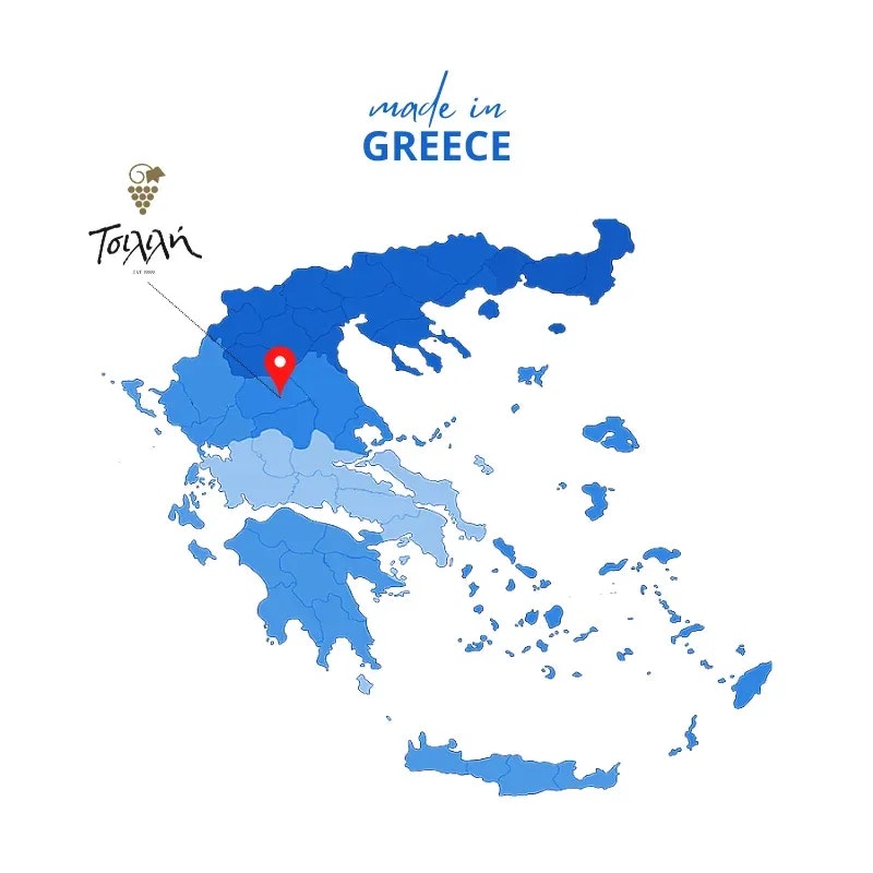 Tsipouro Tirnavou Aged ohne Anis in Holzkiste 0,7 Liter