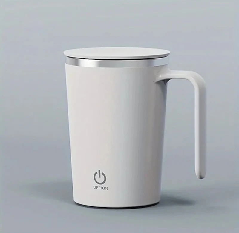 Self Stirring Hot Coffee Mug