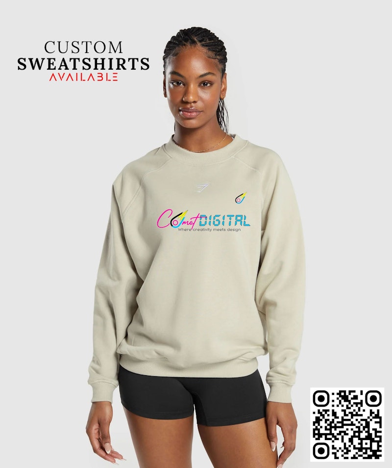 Oversized Training Fleece Sweatshirt 