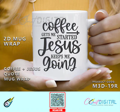 Coffee Quotes Mugs : Coffee... + Jesus Keeps Me Going