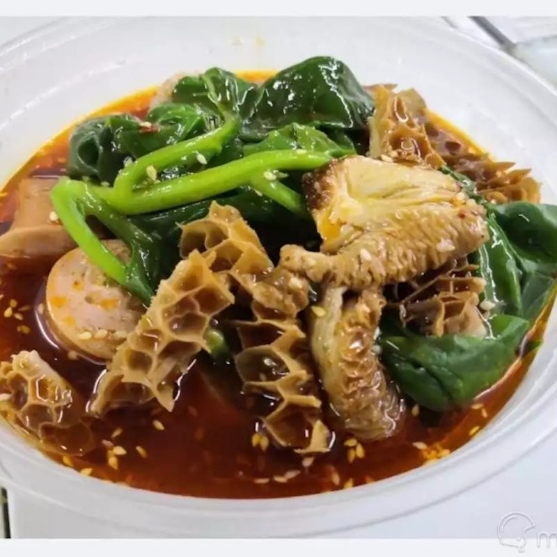 Spicy Curry Set with Sauage+Beef Offal+Vegetables+Fish Balls (南華三陽城)