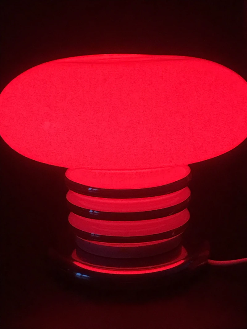 Vintage Mushroom Pilz Glaslampe