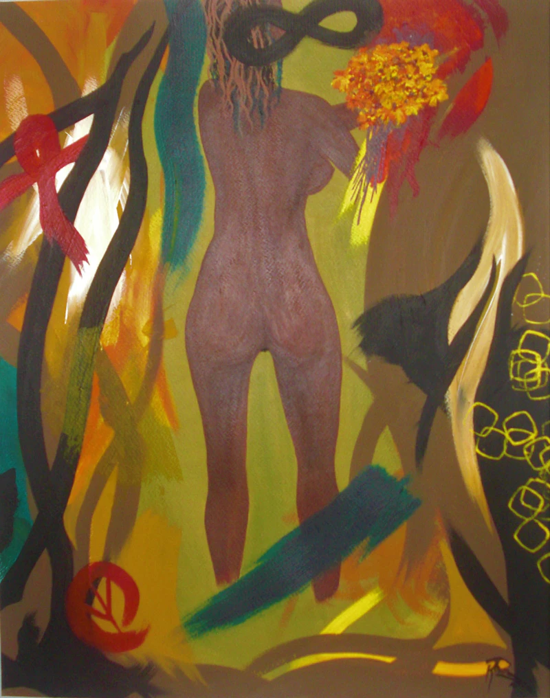 Source of Envy, Original Contemporary Painting by RAven Art