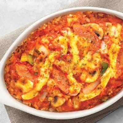 MUSHROOM & SAUSAGE RICE IN NAPOLI SAUCE (pizzahut)