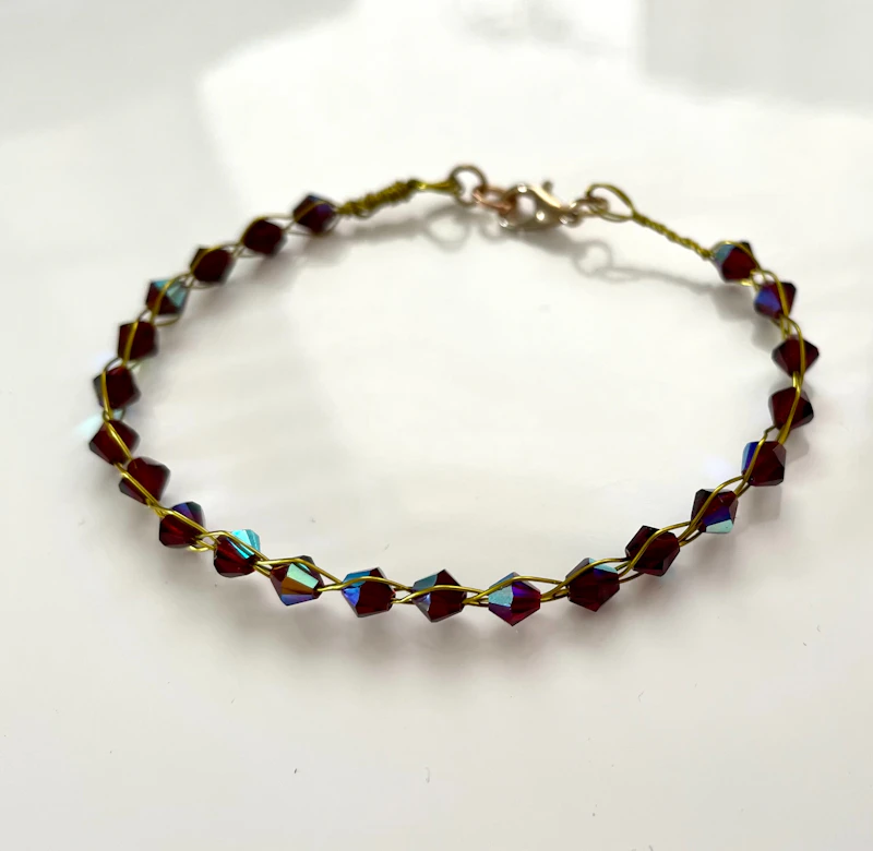 Red cristal Armband