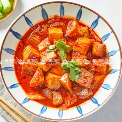 Fried Chinese Udon with Seafood and Tofu (觀音堂新豐疆小樂)