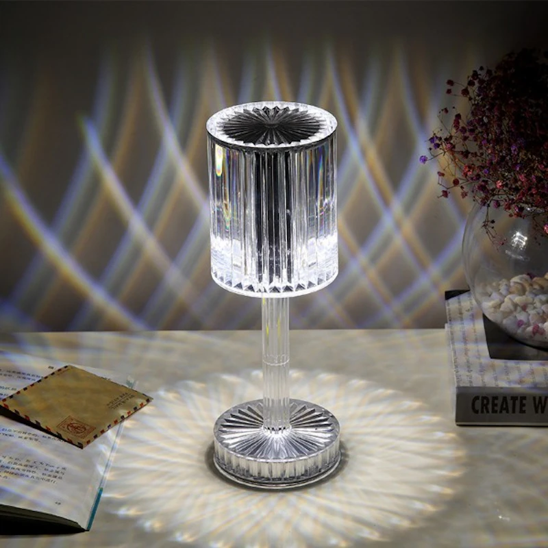 Diamond Table Lamp Crystal