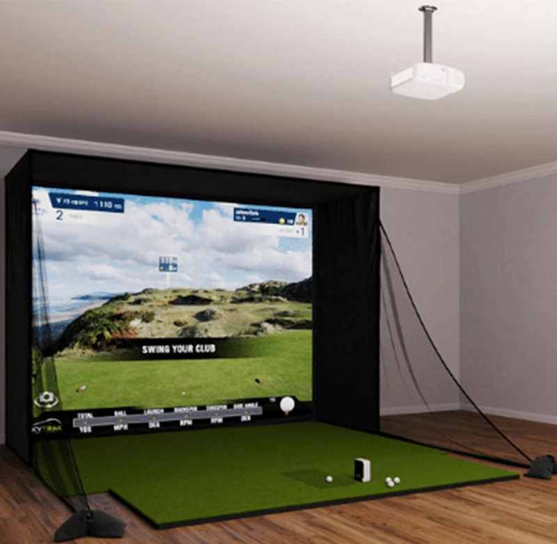 SkyTrak Golf Launch Monitor & Simulator | Home Studio Packages