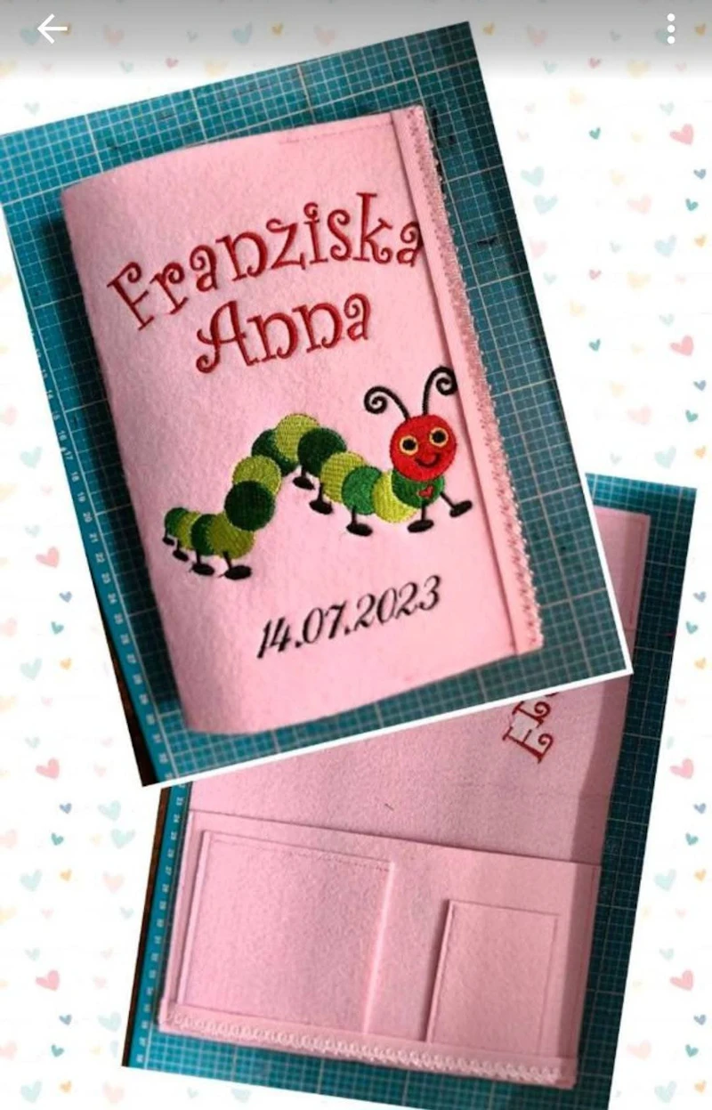 Hüllen für Reisepass/ Impfausweis/ Mama Heft