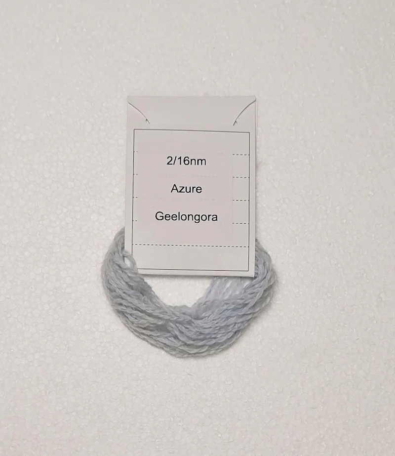 Scarf for women, triangle, in bluebell, with openwork & balls pattern, 100% Gelongora, will be made in your favorite color, to pre-order