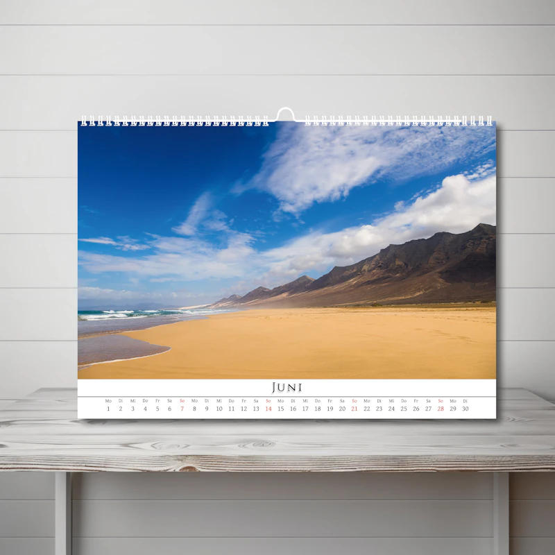 DIN A3 Wandkalender Fuerteventura 2026