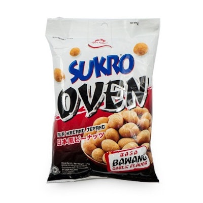 Sukro oven ala hacang jepang rasa bawang garlic flavor (Indomarket)